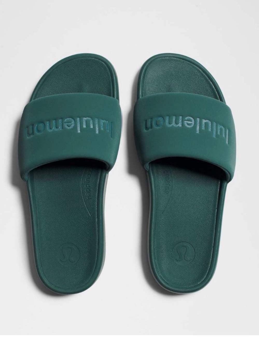 Lululemon Womens Restfeel Slide *Graphic
Storm Teal